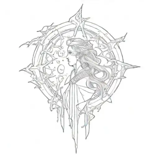 ranni the with elden ring tattoo design idea