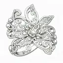 ranni elden ring finger tattoo design idea