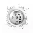 8 Ball tattoo design idea