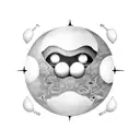 8 Ball tattoo design idea