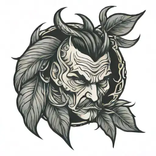 muscle tattoo design idea