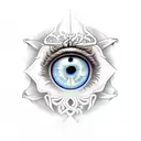 narsil froll the lord of the ring with sauron eye on top  tattoo design idea