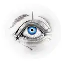 narsil froll the lord of the ring with sauron eye on top  tattoo design idea