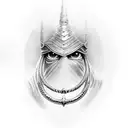 narsil froll the lord of the ring with sauron eye on top  tattoo design idea