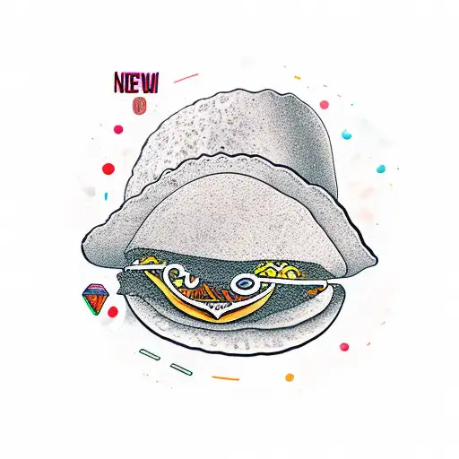 taco tattoo design idea