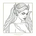 the wings of maleficent with the date 05/27 tattoo design idea