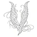 the wings of maleficent alone with the date 27 05 tattoo design idea