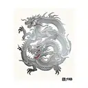 Foo Dog and Dragon - Traditional Japanese Yakuza Full Back Tattoo tattoo design idea
