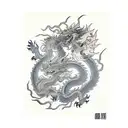 Foo Dog and Dragon - Traditional Japanese Yakuza Full Back Tattoo tattoo design idea