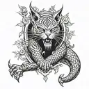 hooligans leg tattoo tattoo design idea