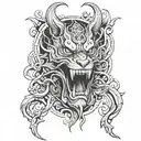 hooligans leg tattoo tattoo design idea