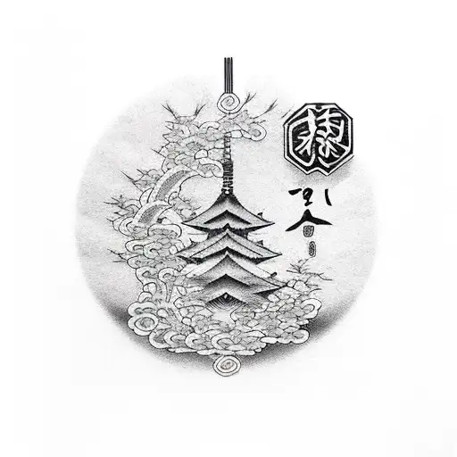 omamori tattoo design idea