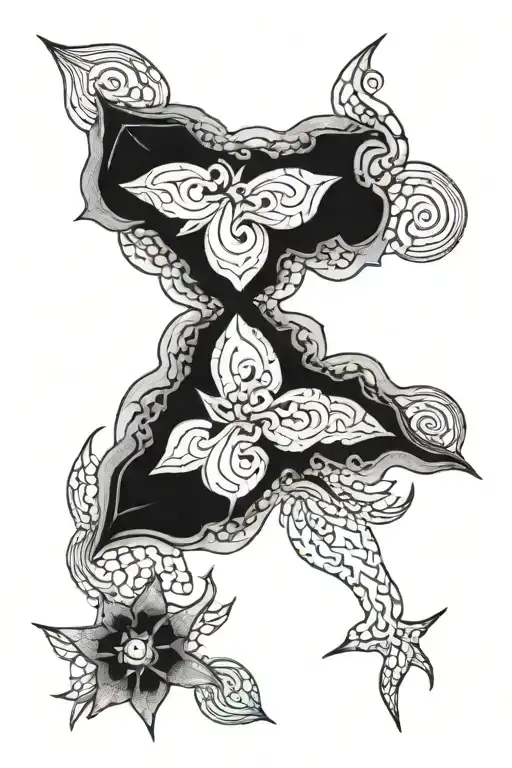 cracking  tattoo design idea