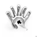 beagle paw print tattoo design idea