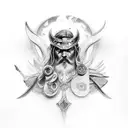 Norse mythology  tattoo design idea