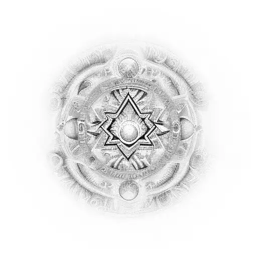 "om namha shivaya" written 108 times in concentric circle  tattoo design idea
