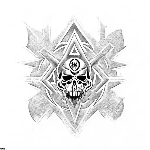 logo de los ilumidados resident evil 4  tattoo design idea