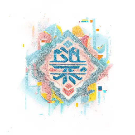 Arabic word tattoo design idea