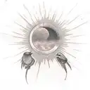 The setting sun casts shadows wide And frees the birds to hide In darkening copses where, with Fading notes on evening a tattoo design idea