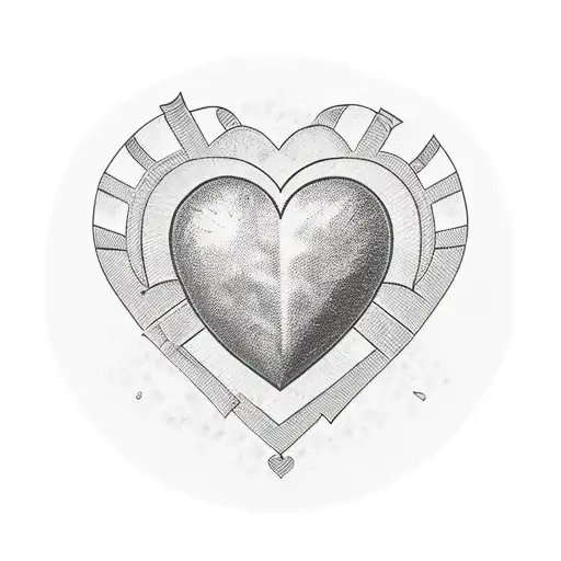 psalms 121 with a heart  tattoo design idea