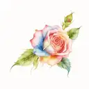 rose tattoo design idea