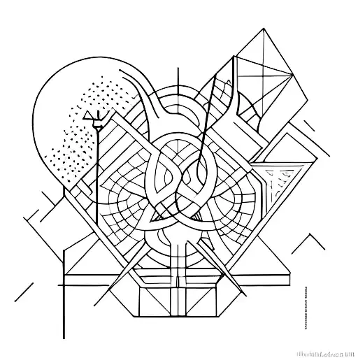 architecture tattoo design idea