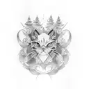 family member 3 person tattoo design idea