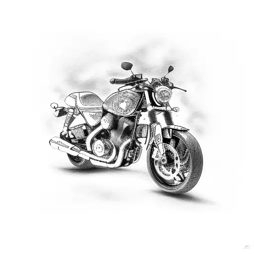 motorcycle skin tear  tattoo design idea