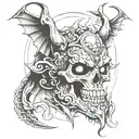 God Fearing Anti-Demon A tattoo design tattoo design idea