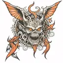 God Fearing Anti-Demon A tattoo design tattoo design idea
