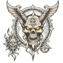 God Fearing Anti-Demon A tattoo design tattoo design idea