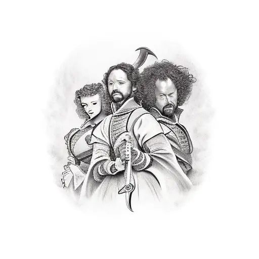 the three musketeers tattoo design idea