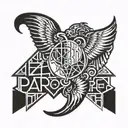 paramore logo tattoo design idea