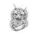 love forever tattoo design idea