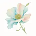 poppy flower intertwined with daisy and peony flower tattoo design idea