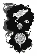 slave motif tattoo design idea