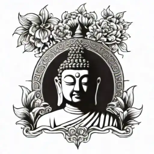 buddha tattoo design idea
