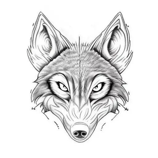 werewolf coming out of the skin tattoo design idea
