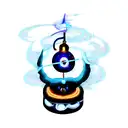 magnet, visible waves attracting the Aladin's lamp, health, money, energy and power  tattoo design idea