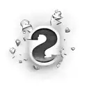 2 questions marks form a hearth tattoo design idea