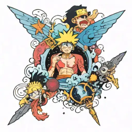 across the universe movie, One piece, Naruto tattoo design idea