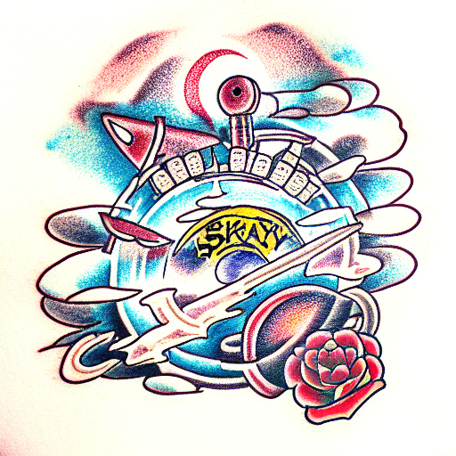 no man's sky tattoo design idea