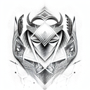 Nordic tribal tattoo design idea