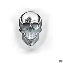 skull with money tattoo design idea