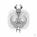 crane mexique  tattoo design idea