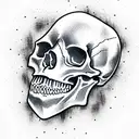Skull tattoo design idea