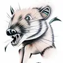 Tasmanian Devil tattoo design idea