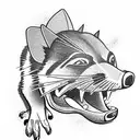 Tasmanian Devil tattoo design idea