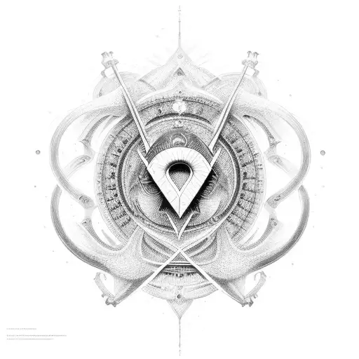 Its design is inspired by Tesla's 369 law with infinity sign tattoo design idea