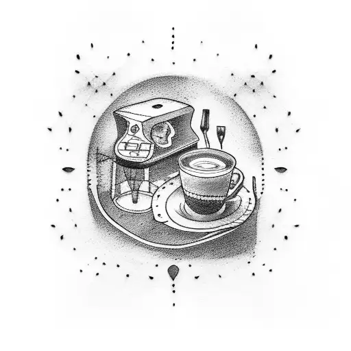 barista tattoo design idea